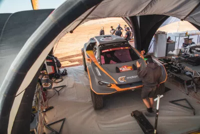 Il veicolo GCK e-Blast 1 nel suo ambiente tecnico - Diritti d'autore della foto: @GCK