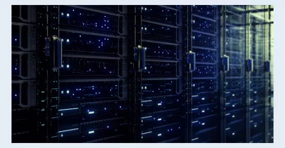 Data center server room