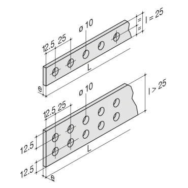 Barre di rame preforate - Power Switching - PRODUCT_MAIN_PICTURE2_EXT