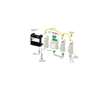 DIRIS Digiware Udc - Power Monitoring - EXPLODED_VIEW_EXT