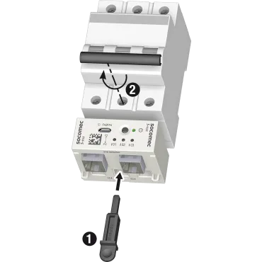 Montaggio su guida - montaggio su interruttore automatico - Power Monitoring - PRODUCT_MAIN_PICTURE2_EXT