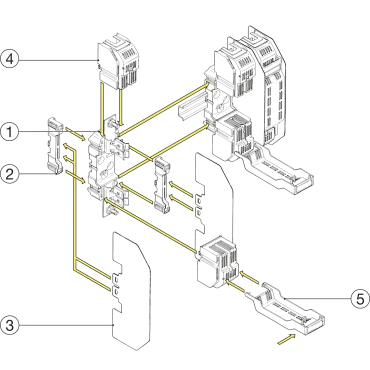 Basi fusibili IP2X - Power Switching - EXPLODED_VIEW_EXT